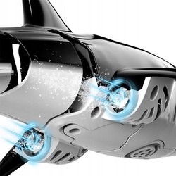 REKIN STEROWANY PŁYWAJĄCY ZABAWKA RYBA NA PILOT DO WODY BASENU Z LED 2.4GHZ