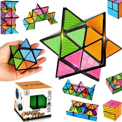 MAGICZNA KOSTKA NIESKOŃCZONOŚCI ŁAMIGŁÓWKI GEOMETRYCZNE 3D GRY LOGICZNE IQ