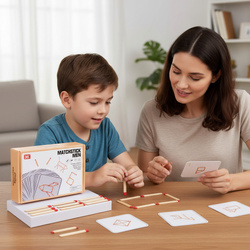 Gra Logiczna Matchstick Men Zagadki Logiczne Patyczki Zapałki Drewniane