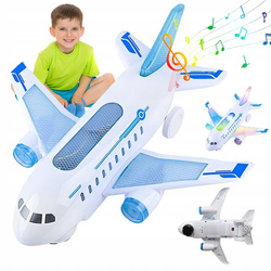 INTERAKTYWNY SAMOLOT ZABAWKA Z DŹWIĘKIEM I ŚWIATŁEM DLA DZIECI NA PREZNET
