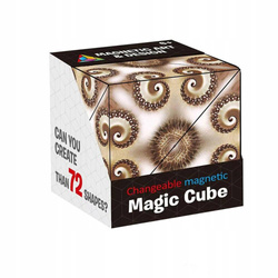 ANTYSTRESOWA Układanka Kostka GRA LOGICZNA Magnetyczna Magic Cube Fidget