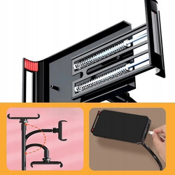 UCHWYT NA TELEFON TABLET STOJAK STATYW ELASTYCZNY MOCNY DO ŁÓŻKA BIURKA 100