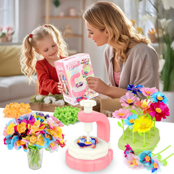 MASZYNKA DO ROBIENIA KWIATÓW ZESTAW KWIATY OGRÓD BUKIET 3D DLA DZIEWCZYNKI