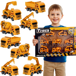 ZESTAW 8 AUTEK POJAZDÓW BUDOWLANYCH KOPARKA DŹWIG WYWROTKA BETONIARKA NAPĘD