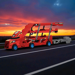 Ciężarówka Transporter Tir Laweta Auta Resoraki Wyrzutnia Zestaw Dla Dzieci