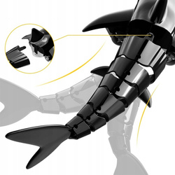 REKIN STEROWANY PŁYWAJĄCY ZABAWKA RYBA NA PILOT DO WODY BASENU Z LED 2.4GHZ