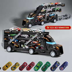 Ciężarówka Transporter Tir Laweta Auta Resoraki Wyrzutnia Zestaw Dla Dzieci