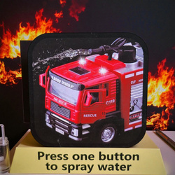 Metalowy SAMOCHÓD STRAŻACKI Straż Pożarna AUTKO ZABAWKA dla chłopca dziecka