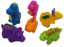 ZABAWKA DINOZAURY DO KĄPIELI MIĘKKIE FIGURKI ZABAWKI DO WODY DLA DZIECI