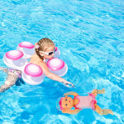 LALKA PŁYWAJĄCA WODOODPORNA BOBAS KRÓRY PŁYWA DO WODY DO KAPIELI 33 cm