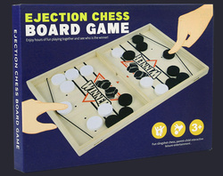 DYNAMICZNA GRA FAST SLING PUCK DREWNIANA DLA 2 GRACZY CYMBERGAJ PIŁKARZYKI