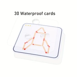 Gra Logiczna Matchstick Men Zagadki Logiczne Patyczki Zapałki Drewniane