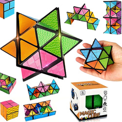 MAGICZNA KOSTKA NIESKOŃCZONOŚCI ŁAMIGŁÓWKI GEOMETRYCZNE 3D GRY LOGICZNE IQ