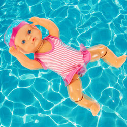 LALKA PŁYWAJĄCA WODOODPORNA BOBAS KRÓRY PŁYWA DO WODY DO KAPIELI 33 cm