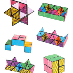 MAGICZNA KOSTKA NIESKOŃCZONOŚCI ŁAMIGŁÓWKI GEOMETRYCZNE 3D GRY LOGICZNE IQ