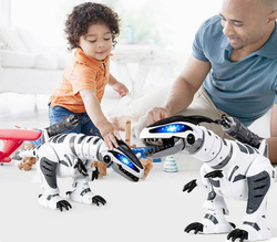 ROBOT T-REX DINOZAUR STEROWANY ZABAWKA DLA DZIECI NA PILOT Z PROGRAMOWANIEM