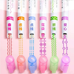 Pisaki Do Szlaczków Markery Flamastry Mazaki Wzorków 6 Kolor Zestaw Szkolny