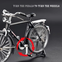 Metalowy Model Roweru Do Samodzielnego Złożenia Zestaw DIY Rower Retro