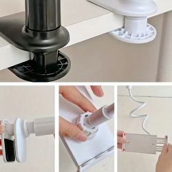 UCHWYT NA TELEFON TABLET STOJAK STATYW ELASTYCZNY MOCNY DO ŁÓŻKA BIURKA 100