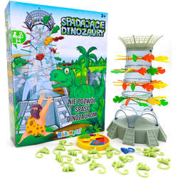 GRA ZRĘCZNOŚCIOWA SPADAJĄCE DINOZAURY DINO MAŁPKI