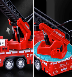 Metalowa Straż Pożarna SAMOCHÓD STRAŻACKI AUTO ZABAWKA dla chłopca dziecka