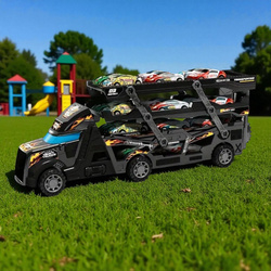 Ciężarówka Transporter Tir Laweta Auta Resoraki Wyrzutnia Zestaw Dla Dzieci