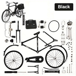 Metalowy Model Roweru Do Samodzielnego Złożenia Zestaw DIY Rower Retro