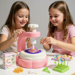 MASZYNKA DO ROBIENIA KWIATÓW ZESTAW KWIATY OGRÓD BUKIET 3D DLA DZIEWCZYNKI