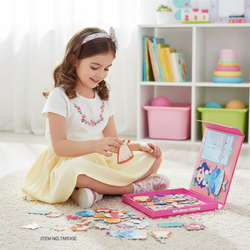 UKŁADANKA MAGNETYCZNA PUZZLE KREATYWNE UBIERANIE DZIEWCZYNKI UBIERANKA