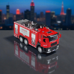 Metalowy SAMOCHÓD STRAŻACKI Straż Pożarna AUTKO ZABAWKA dla chłopca dziecka