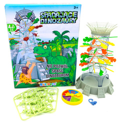 GRA ZRĘCZNOŚCIOWA SPADAJĄCE DINOZAURY DINO MAŁPKI