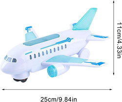 INTERAKTYWNY SAMOLOT ZABAWKA Z DŹWIĘKIEM I ŚWIATŁEM DLA DZIECI NA PREZNET