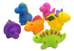 ZABAWKA DINOZAURY DO KĄPIELI MIĘKKIE FIGURKI ZABAWKI DO WODY DLA DZIECI