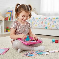 UKŁADANKA MAGNETYCZNA PUZZLE KREATYWNE UBIERANIE DZIEWCZYNKI UBIERANKA