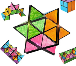 MAGICZNA KOSTKA NIESKOŃCZONOŚCI ŁAMIGŁÓWKI GEOMETRYCZNE 3D GRY LOGICZNE IQ