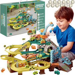 TOR KULKOWY SAMOCHODOWY DINOZAUR PLAC BUDOWY PARKING GARAŻ KOPALNIA ZABAWKA