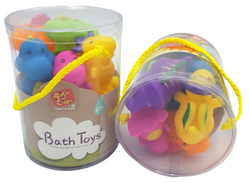 ZABAWKA DINOZAURY DO KĄPIELI MIĘKKIE FIGURKI ZABAWKI DO WODY DLA DZIECI