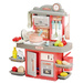 KUCHNIA ZABAWKA DLA DZIECI Z AKCESORIAMI AGD I KRANEM WODA NA BATERIE 28el.
