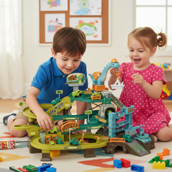 TOR KULKOWY SAMOCHODOWY DINOZAUR PLAC BUDOWY PARKING GARAŻ KOPALNIA ZABAWKA