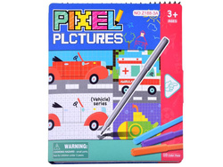 Edukacyjna kolorowanka malowanka pixele ZA3373